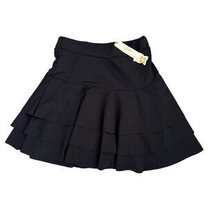 Aibi Womens Black Layered Skort Size S Polyester & Spandex